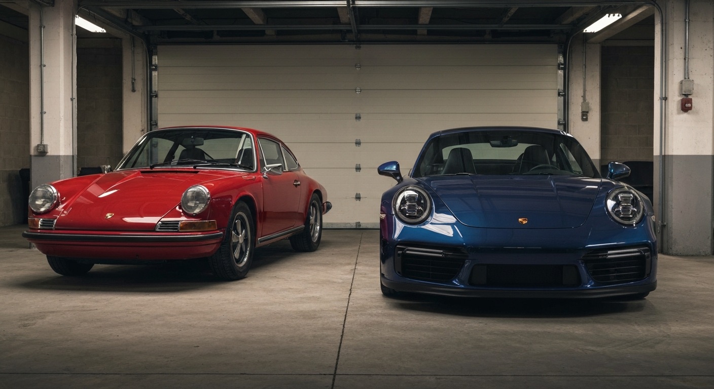 Comparatif visuel entre une Porsche 991.1 et une 991.2 en occasion